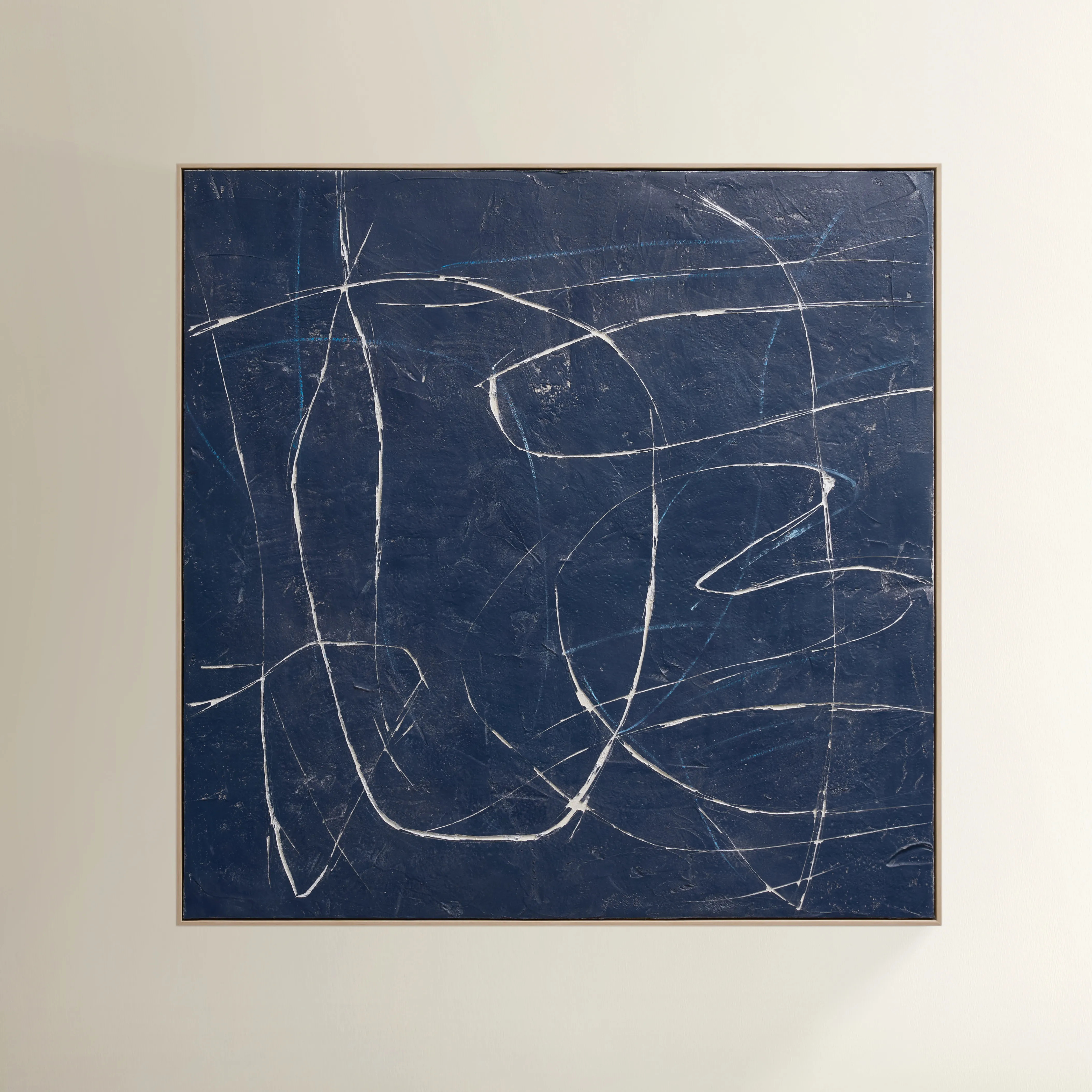Almost Midnight Painting - Blue | Z Gallerie
