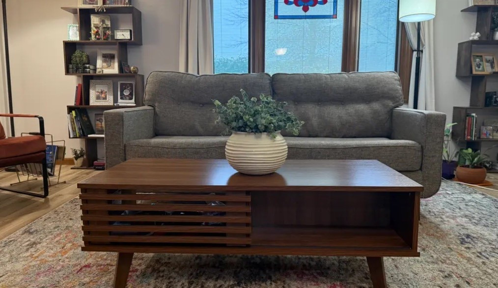 Wayfair Coffee Table 🤍 Hidden Storage

Such a good Way Day find 🤍 Love the clean mid-century look + the sliding door storage to hide the clutter. 
@Wayfair 

#LTKU #LTKHome #LTKSaleAlert