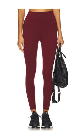 Beyond Yoga Powerbeyond Strive Midi Legging in Burgundy. - size M | Revolve Clothing (Global)