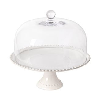 Pearl Footed Cake Plate with Glass Dome, Large | Bloomingdale's (US)