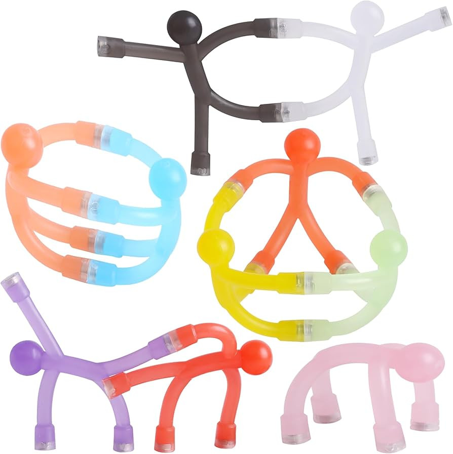 KIMOBER 10PCS Mini Man Magnetic Toy, Multicolor Humanoid Mini Rubber Magnet Toys Novelty Magnets ... | Amazon (US)