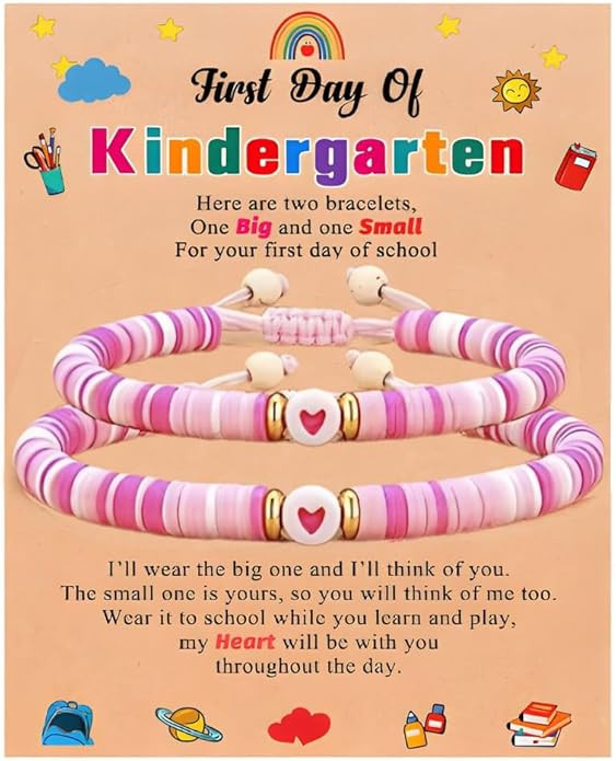 First Day of School Bracelet Back to School Gifts First Day of Heart Love Cute First Second Schoo... | Amazon (US)