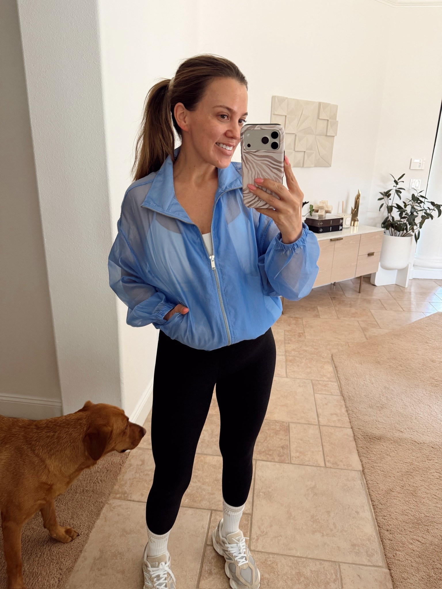 workout fit! obsessed with this jacket