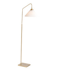 61in Pleated Shade Metal Floor Lamp | Furniture & Lighting | Marshalls | Marshalls