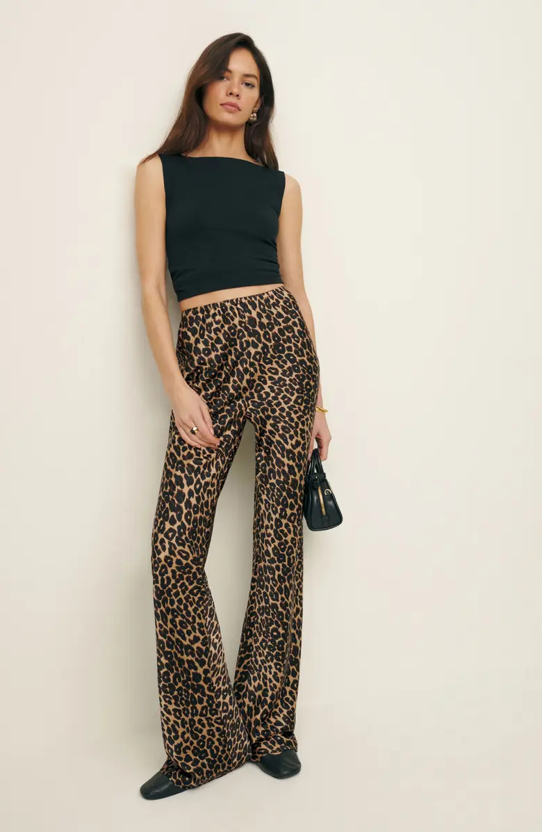 Gale High Waist Satin Pants | Nordstrom