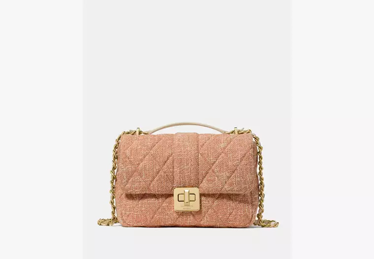 Carey Quilted Tweed Crossbody Bag | Kate Spade Outlet