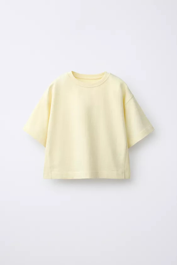 HEAVY JERSEY PLAIN T-SHIRT | Zara US