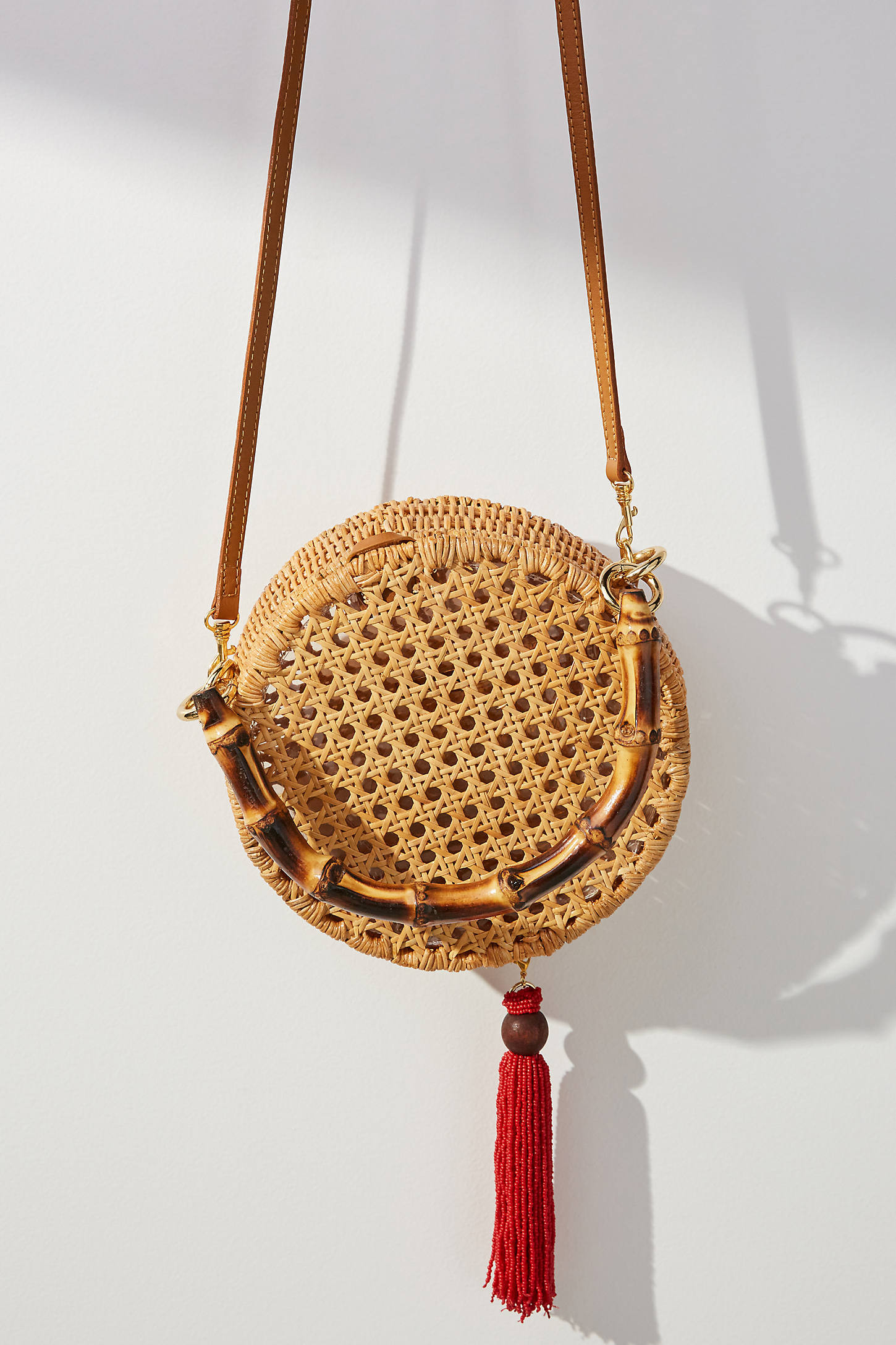 Dalila Wicker Crossbody Bag | Anthropologie (US)