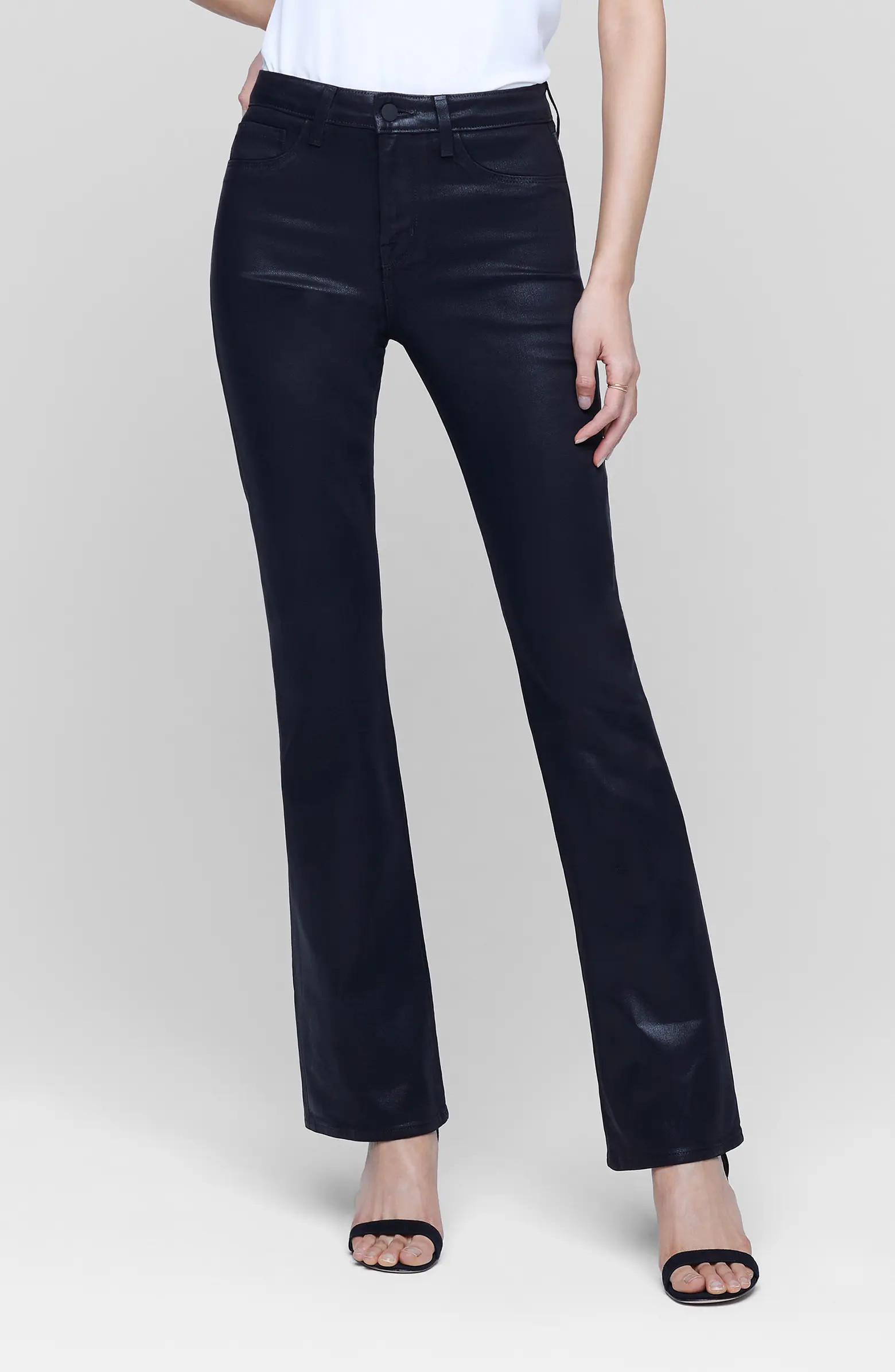 L'AGENCE Oriana High Waist Straight Leg Jeans | Nordstromrack | Nordstrom Rack