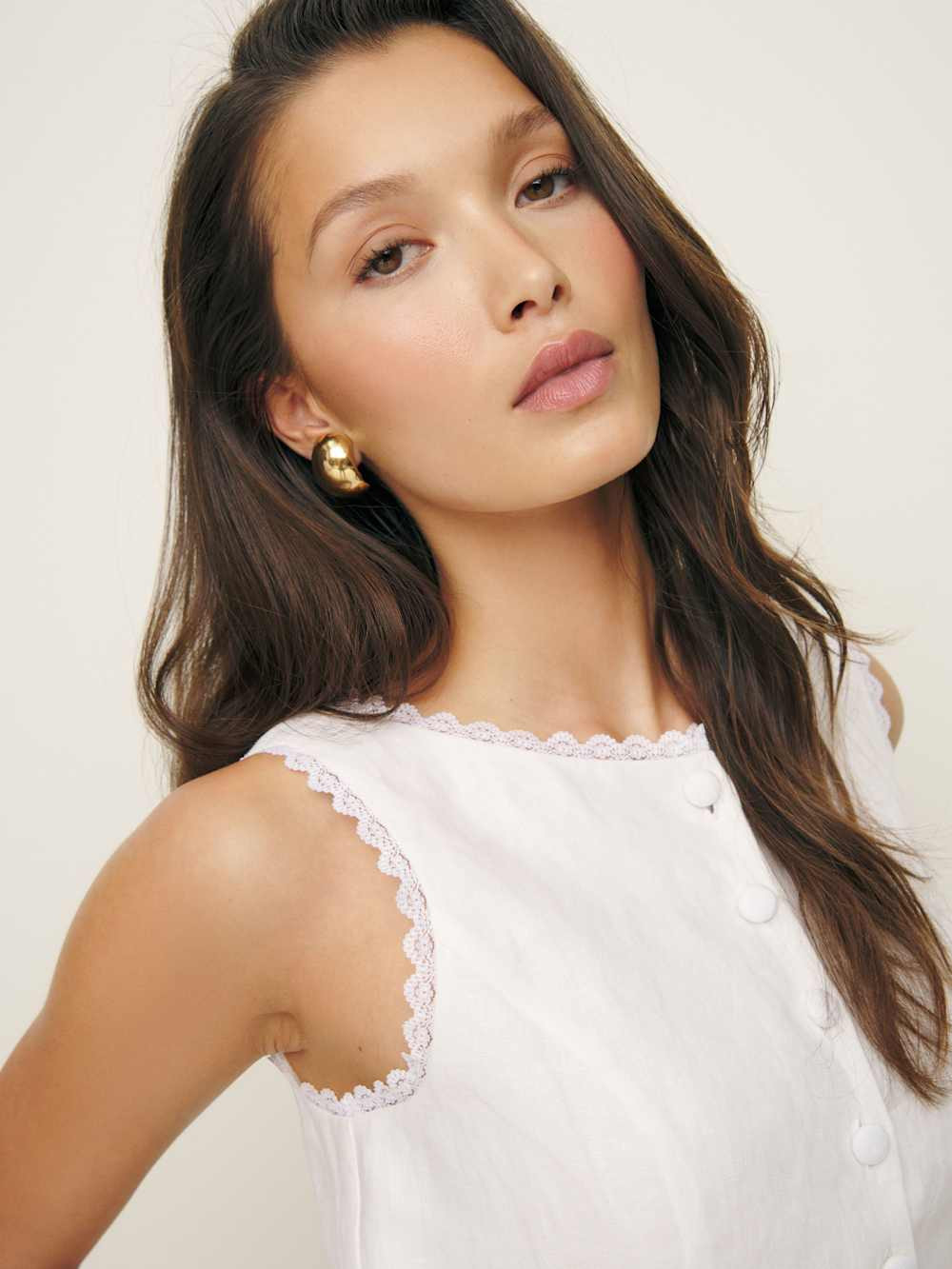 Amela Linen Top | Reformation (Global)