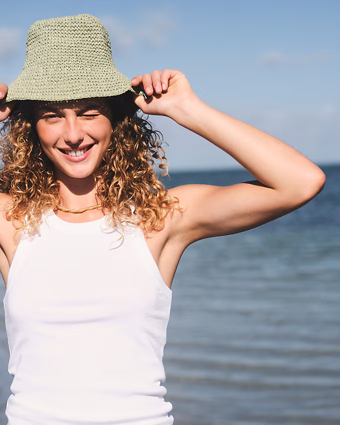 Perfect-fit high-neck tank top | J. Crew US