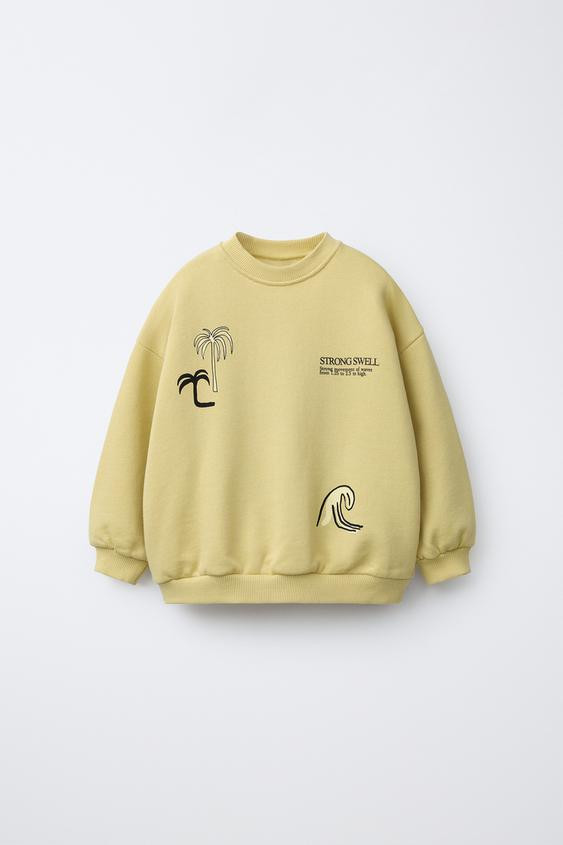 SURF PRINT SWEATSHIRT | Zara US