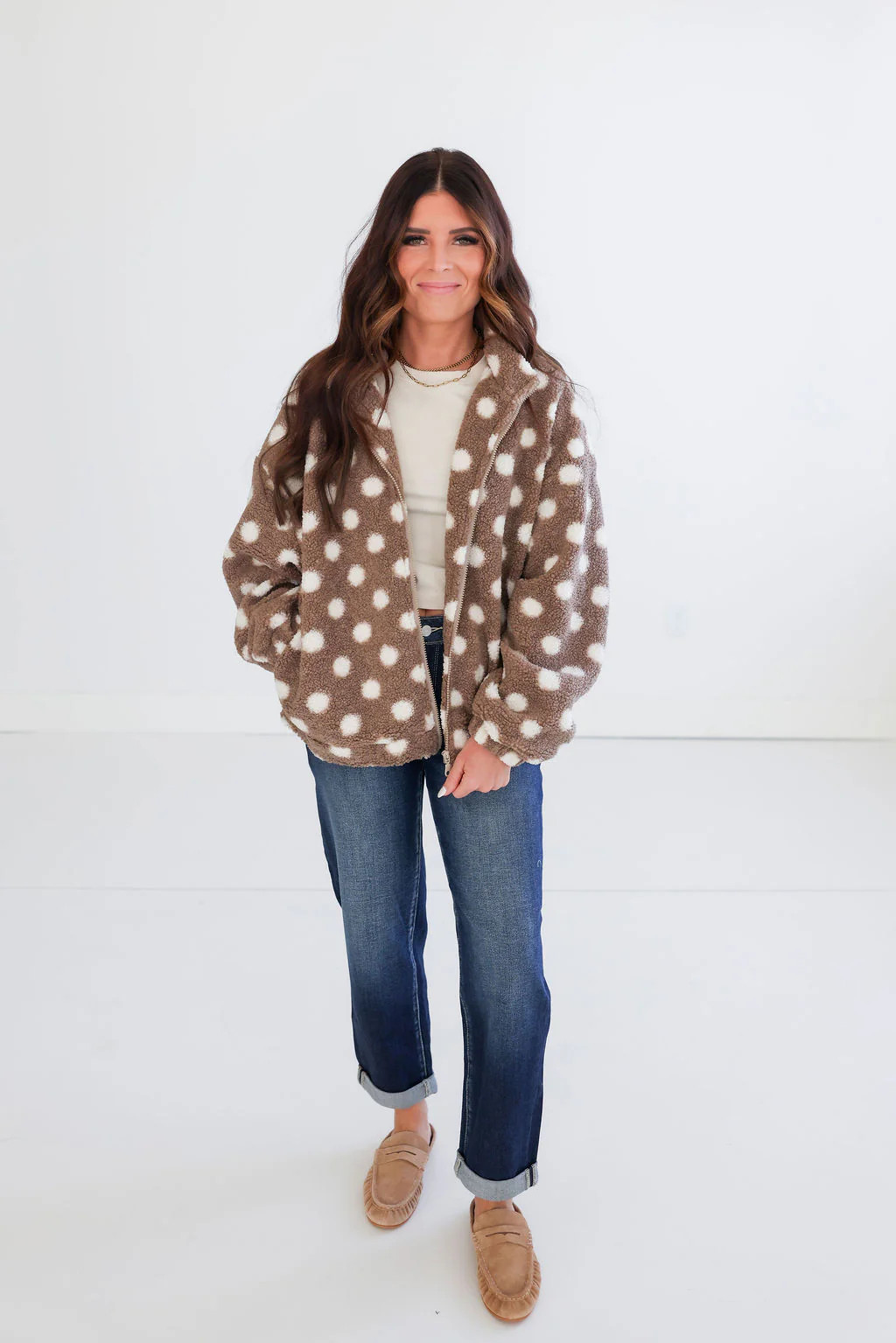 Dottie Teddy Zip Jacket | Lauriebelles