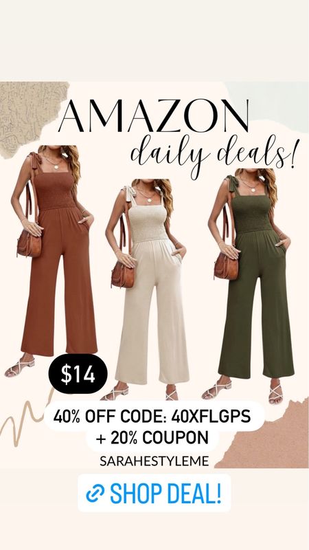AMAZON DAILY DEALS ✨ Thurs 3/7 Swipe right for the codes & enter at Amazon checkout 

FOLLOW ME @sarahestyleme for more Amazon daily deals, Walmart finds, and outfit ideas! 

*Deals can end/change at any time, some colors/sizes may be excluded from the promo 

@amazonfashion #founditonamazon #amazonfashion #amazonfinds #ltkunder50 #ltkfind #momstyle #dealoftheday #amazonprime #outfitideas #ltkxprime #ltksalealert  #ootdstyle #outfitinspo #dailydeals #styletrends #fashiontrends #outfitoftheday #outfitinspiration #styleblog #stylefinds #salealert #amazoninfluencerprogram #casualstyle #everydaystyle #affordablefashion #promocodes #amazoninfluencer #styleinfluencer #outfitidea #lookforless #dailydeals

#LTKfindsunder50 #LTKSpringSale #LTKSeasonal
