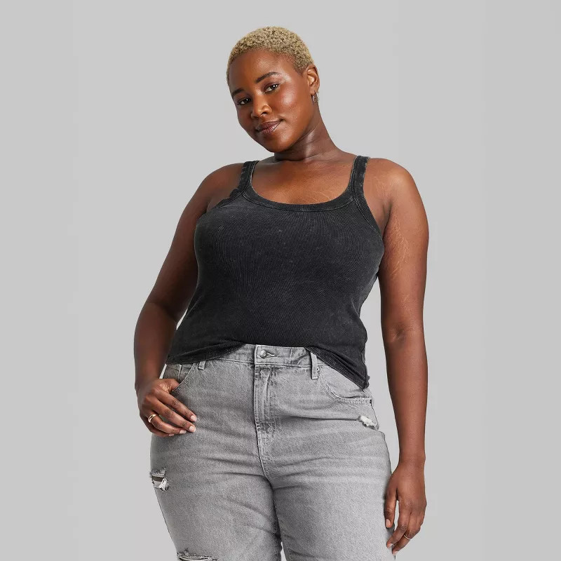 Women's Layering Tank Top - Wild Fable™ Black XXL | Target