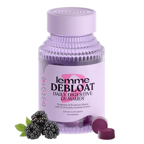 Lemme Debloat - Digestive & Gut Health Gummies with 2 Clinically Studied Probiotics & Prebiotic, ... | Amazon (US)