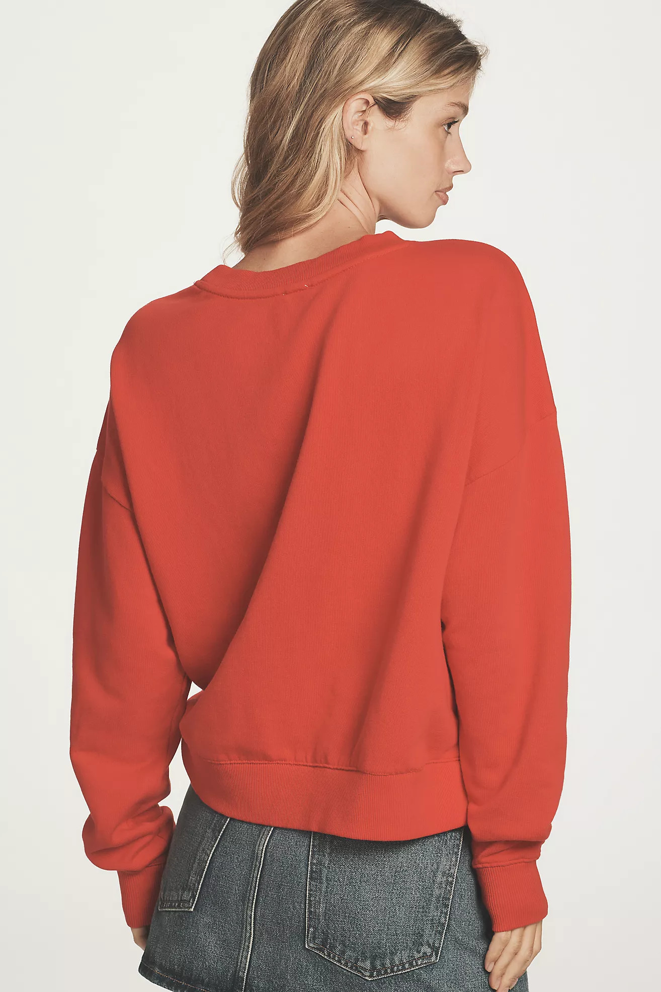 Maeve Game Day Crew-Neck Sweatshirt | Anthropologie (US)