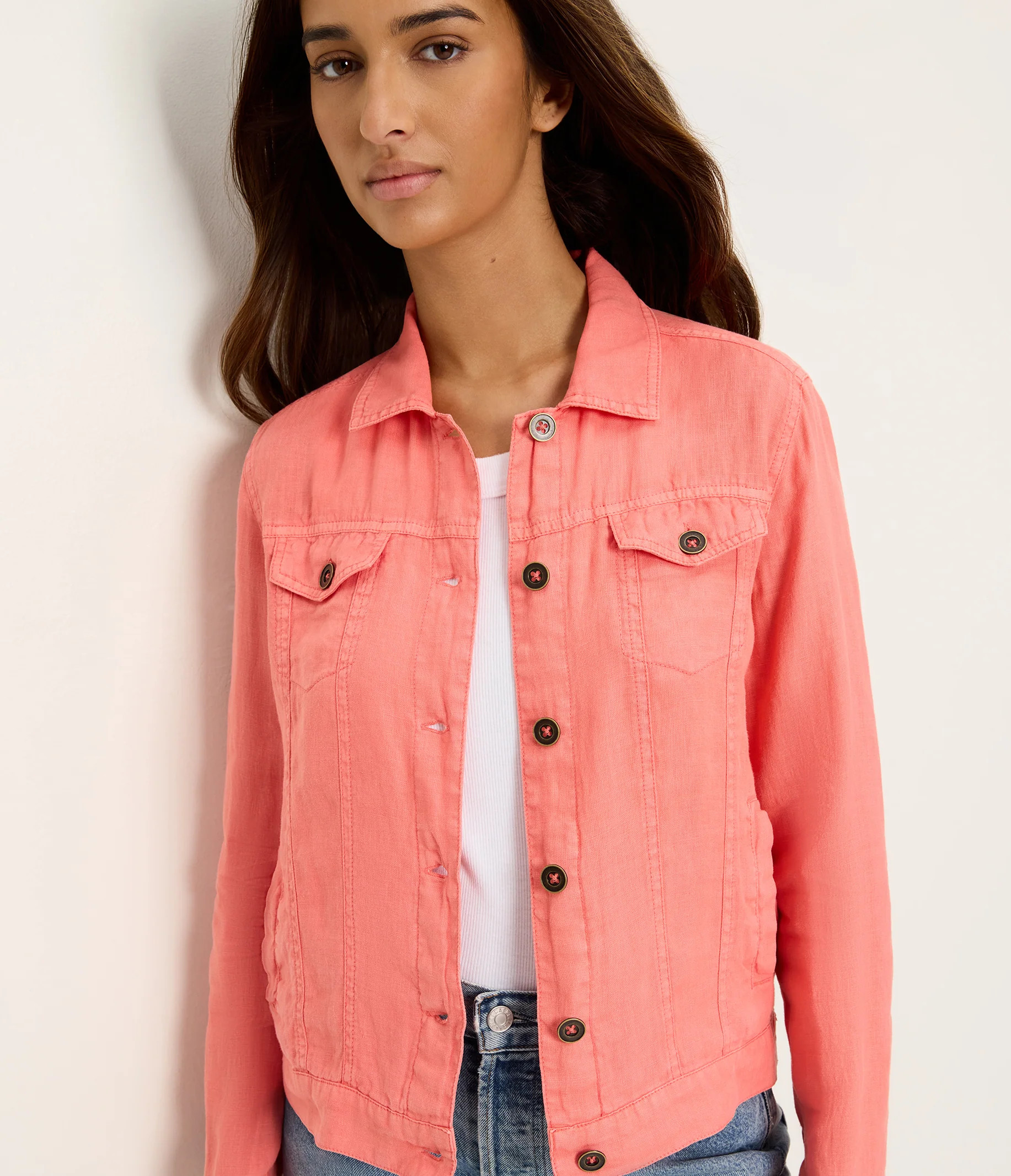 Variant options: Jean Linen Jacket | MichaelStars.com