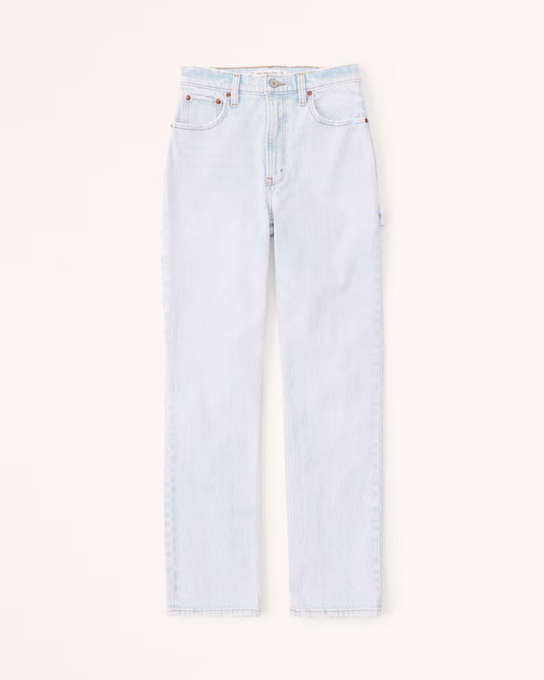 Ultra High Rise 90s Straight Carpenter Jean | Abercrombie & Fitch (US)