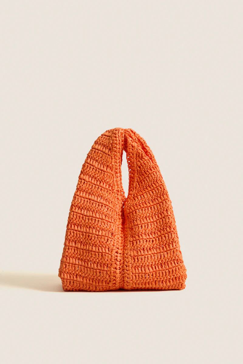 Persimmon Simone Raffia Bag | Tuckernuck (US)
