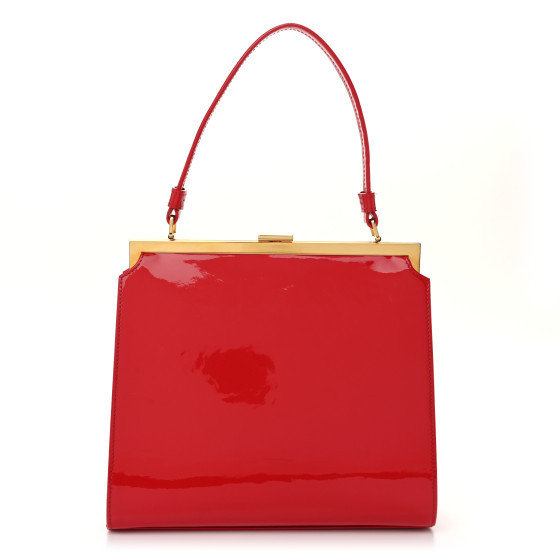 Patent Calfskin Elegant Bag Flamma | FASHIONPHILE (US)