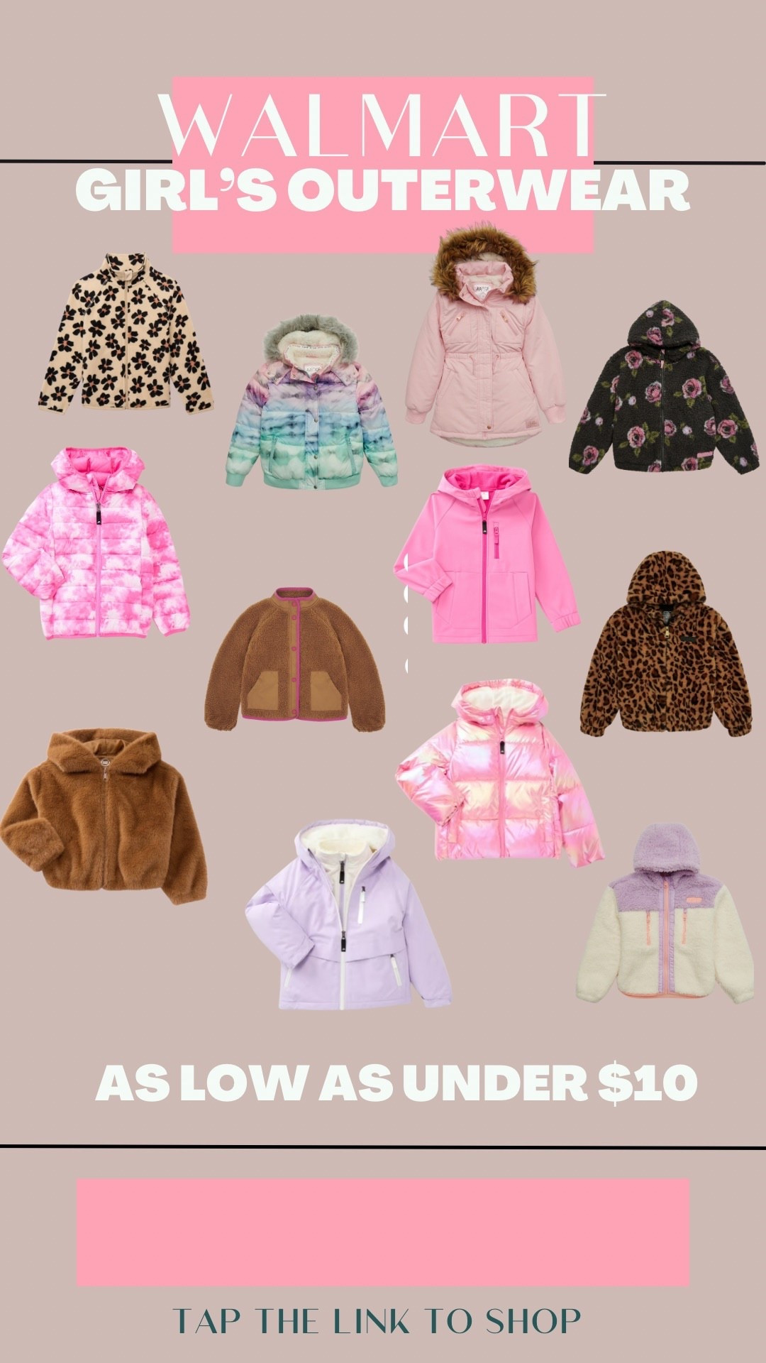 Girls outerwear at Walmart 
So reasonably priced and great quality 
Some as low as under $10

#LTKKids #LTKStyleTip #LTKFindsUnder50