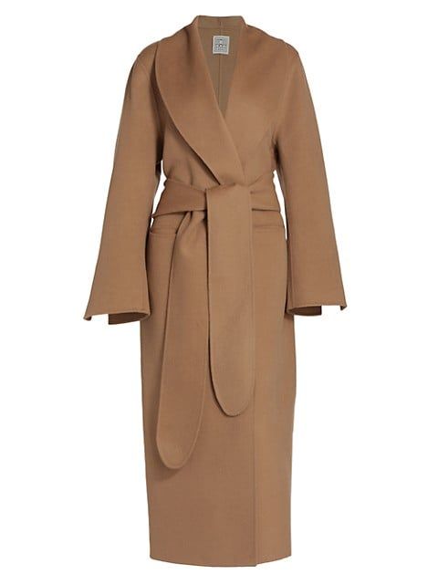 Long Wool Robe Coat | Saks Fifth Avenue