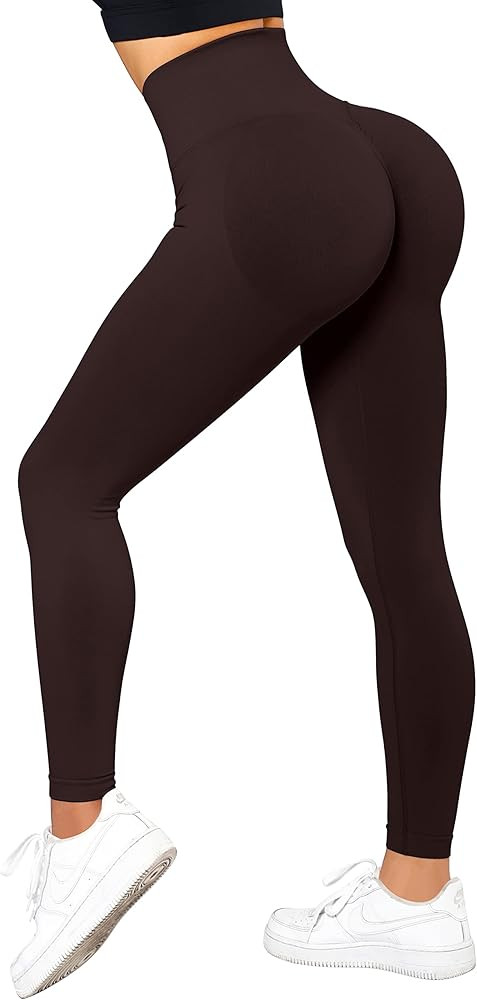 OMKAGI Women Scrunch Butt Lifting Leggings Seamless High Waisted Workout Yoga Pants | Amazon (US)