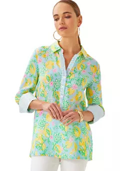 Lilly Pulitzer® Women's Riverlyn Pieced Print Tunic | Belk