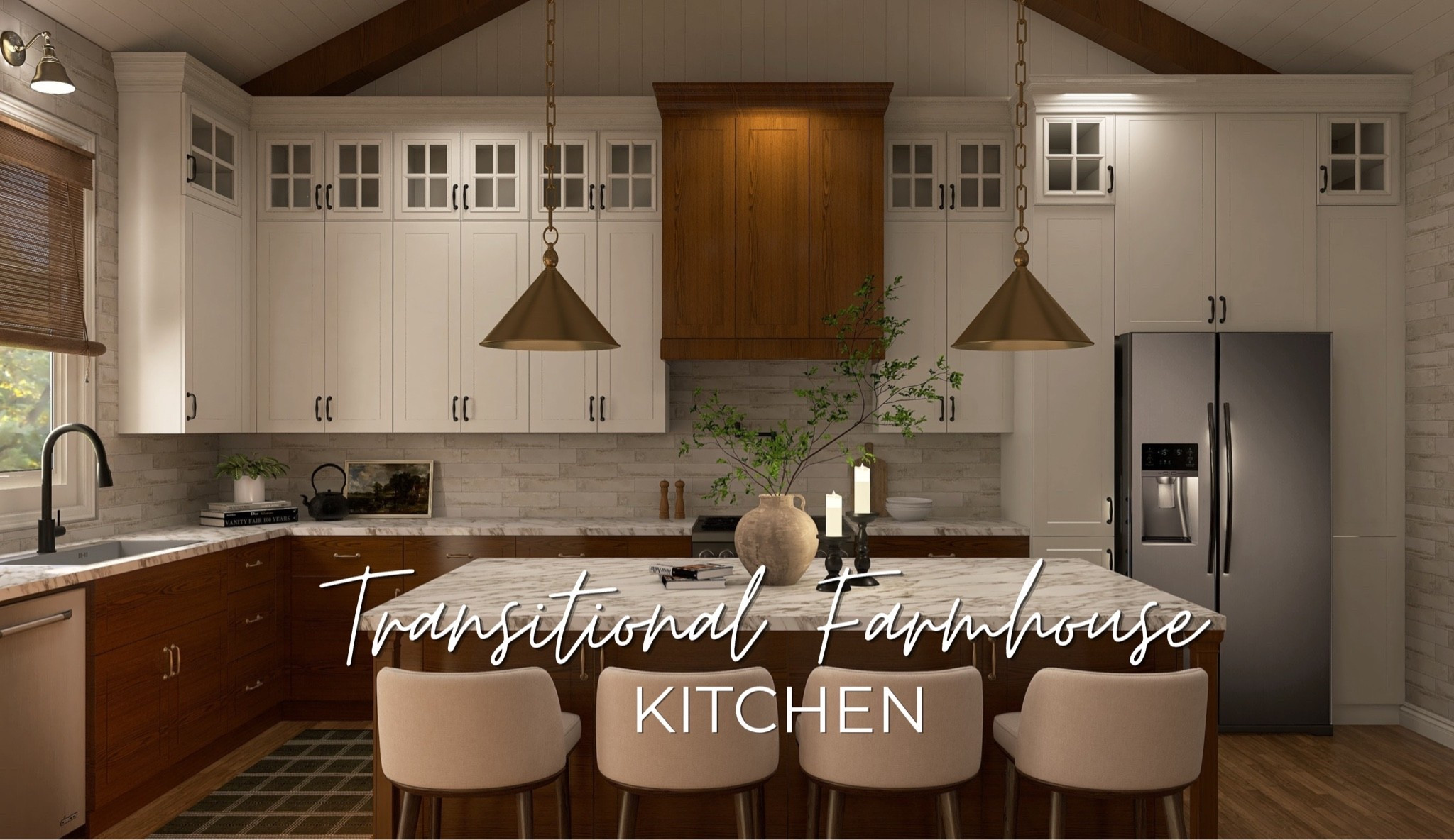 Designed by Brandy
Transitional Farmhouse Kitchen

#LTKmomlife #LTKstorytime #LTKHome