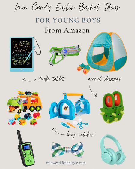 The ultimate list of non-candy Easter basket, ideas for young boys. 

See more ideas at midwestlifeandstyle.com 

#LTKSeasonal #LTKkids #LTKfindsunder50