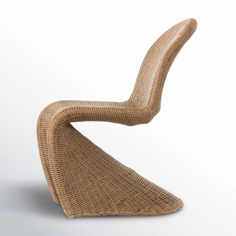 Daughtery Wicker Outdoor Dining Side Chair | Wayfair North America