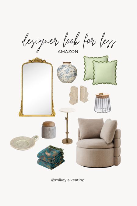 Amazon Designer Look For Less

Mirror
Accent chair
Home Decor
Anthropologie inspired 

#LTKHome
