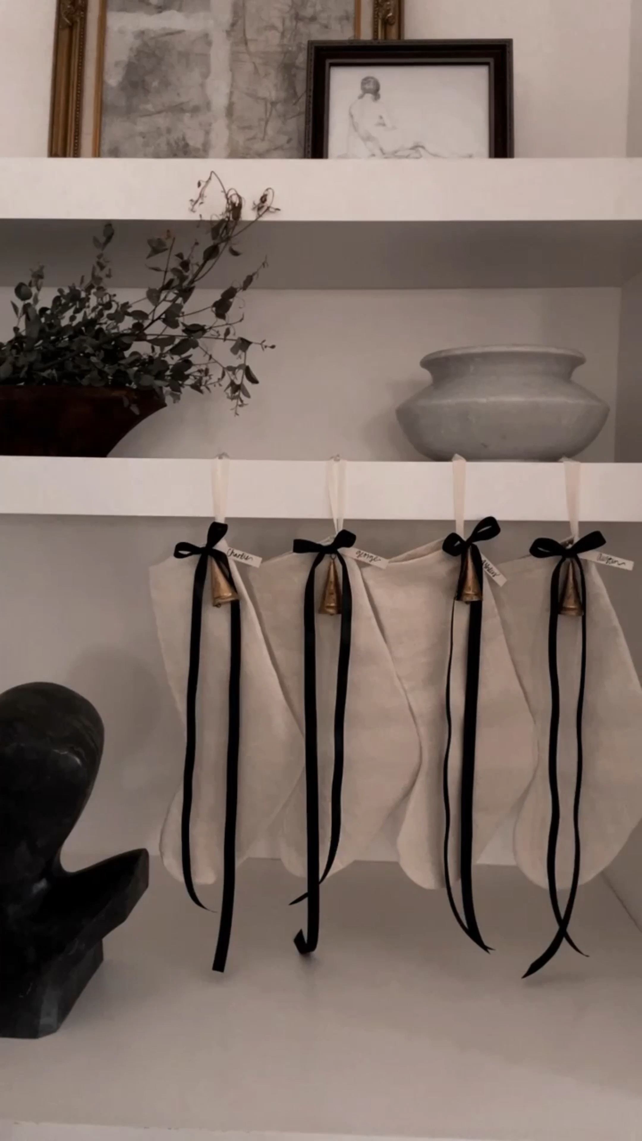 White linen Stocking ideas 

#LTKHoliday