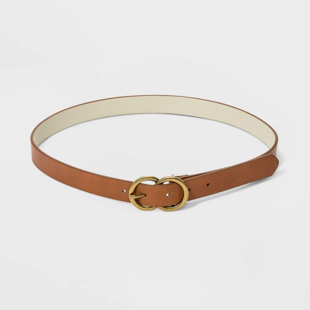 Women's Double O Ring Buckle Belt - Universal Thread™ | Target