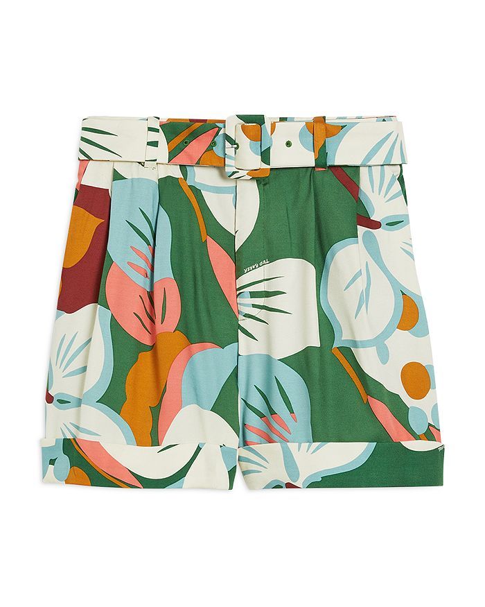Erlena Printed Belted Shorts | Bloomingdale's (US)