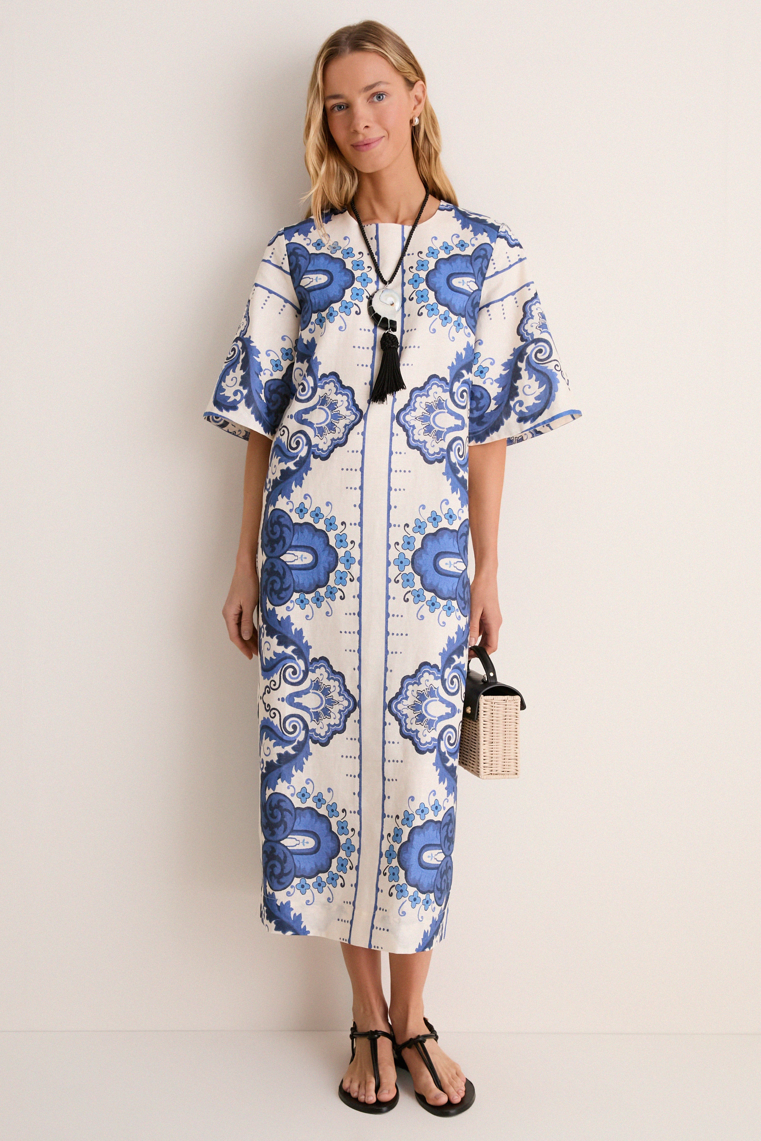 Ultramarine Medallion James Dress | Tuckernuck (US)