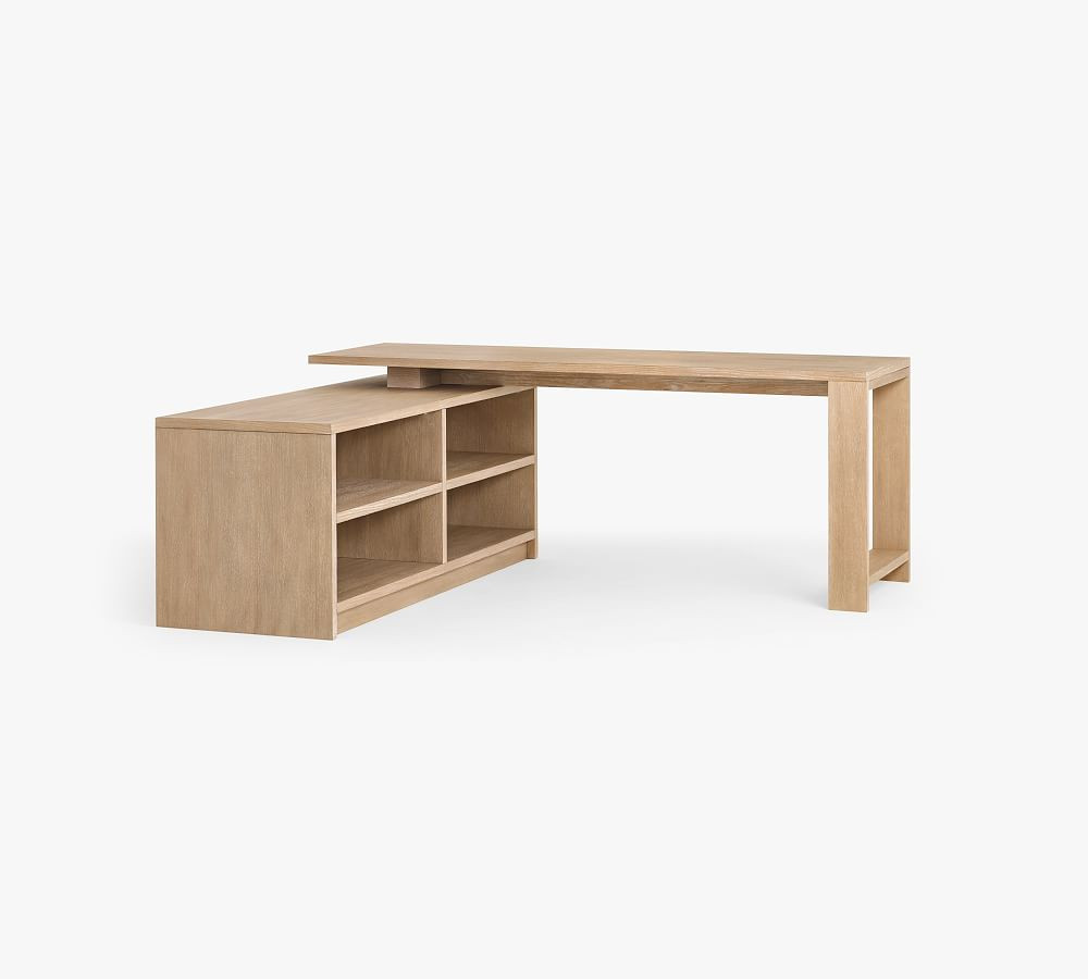 Pacific L-Shape Rotating Desk (78") | Pottery Barn (US)