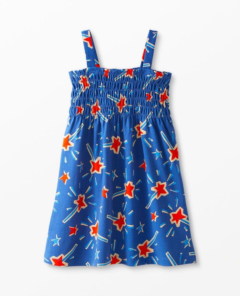 Print Smocked Dress | Hanna Andersson