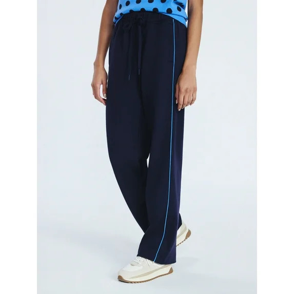 Free Assembly Women's and Women's Plus Piped Leg Sweatpants, 31" Inseam, Sizes XS-4X | Walmart (US)