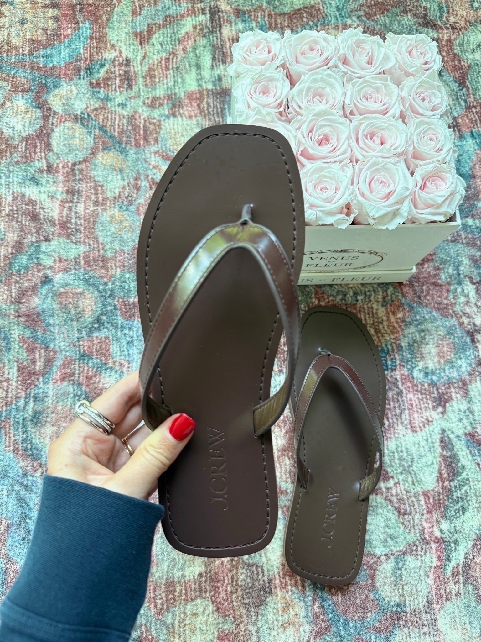 J crew brown leather flip flops. True to size, don’t size down like some of the reviews say!!




#LTKFindsUnder100 #LTKFindsUnder50