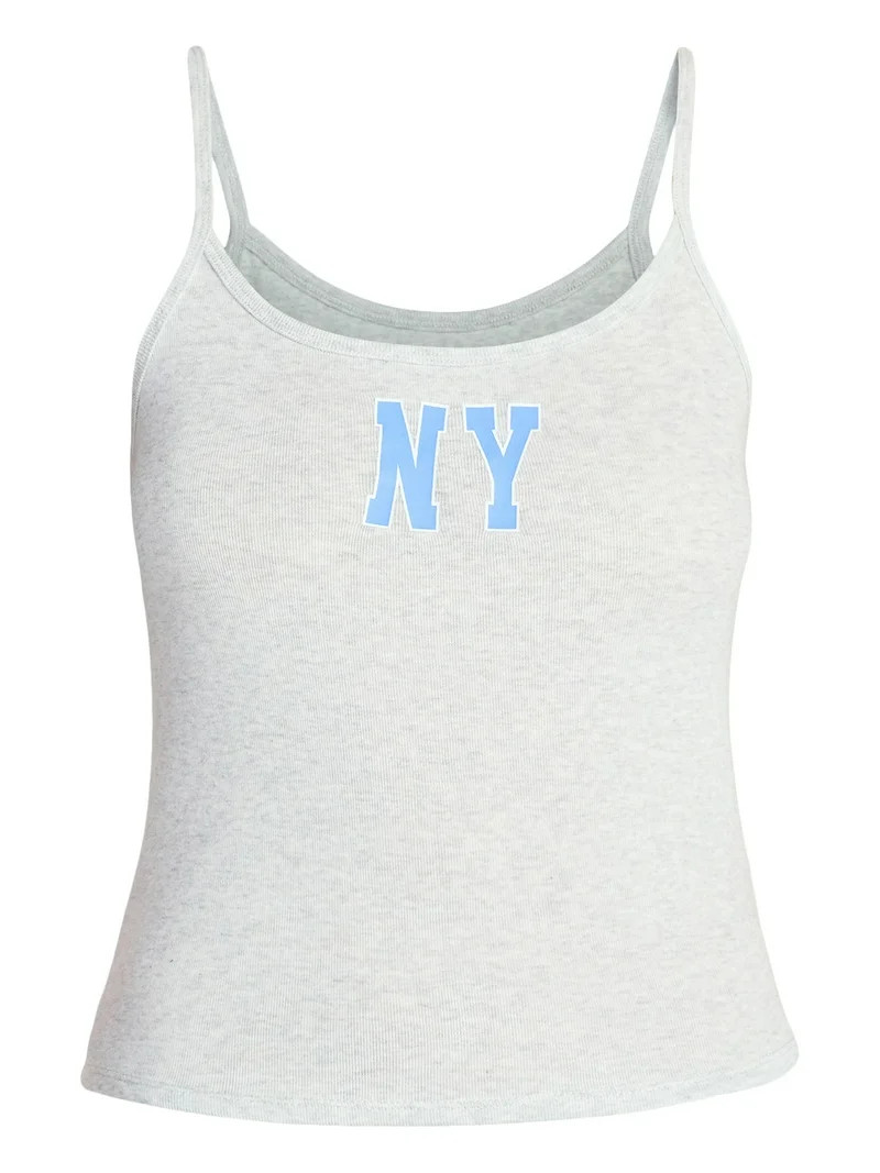 No Boundaries Scoop Cami Top, Women's Sizes XXS-XXL | Walmart (US)