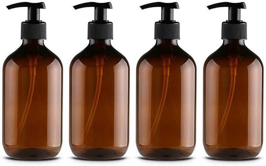 Kitchnexus Soap Lotion Dispenser Classical 4PCS 300/500ML Large Capacity Empty Bottles Bath Acces... | Amazon (UK)