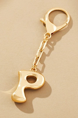 Bubble Letter Monogram Bag Charm | Anthropologie (US)