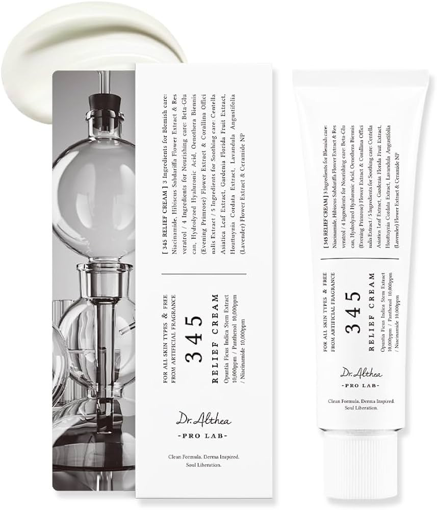 Dr.Althea 345 Relief Cream -Lightweight Post-Acne Care, Hydration & Nourishment & 147 Barrier cre... | Amazon (US)
