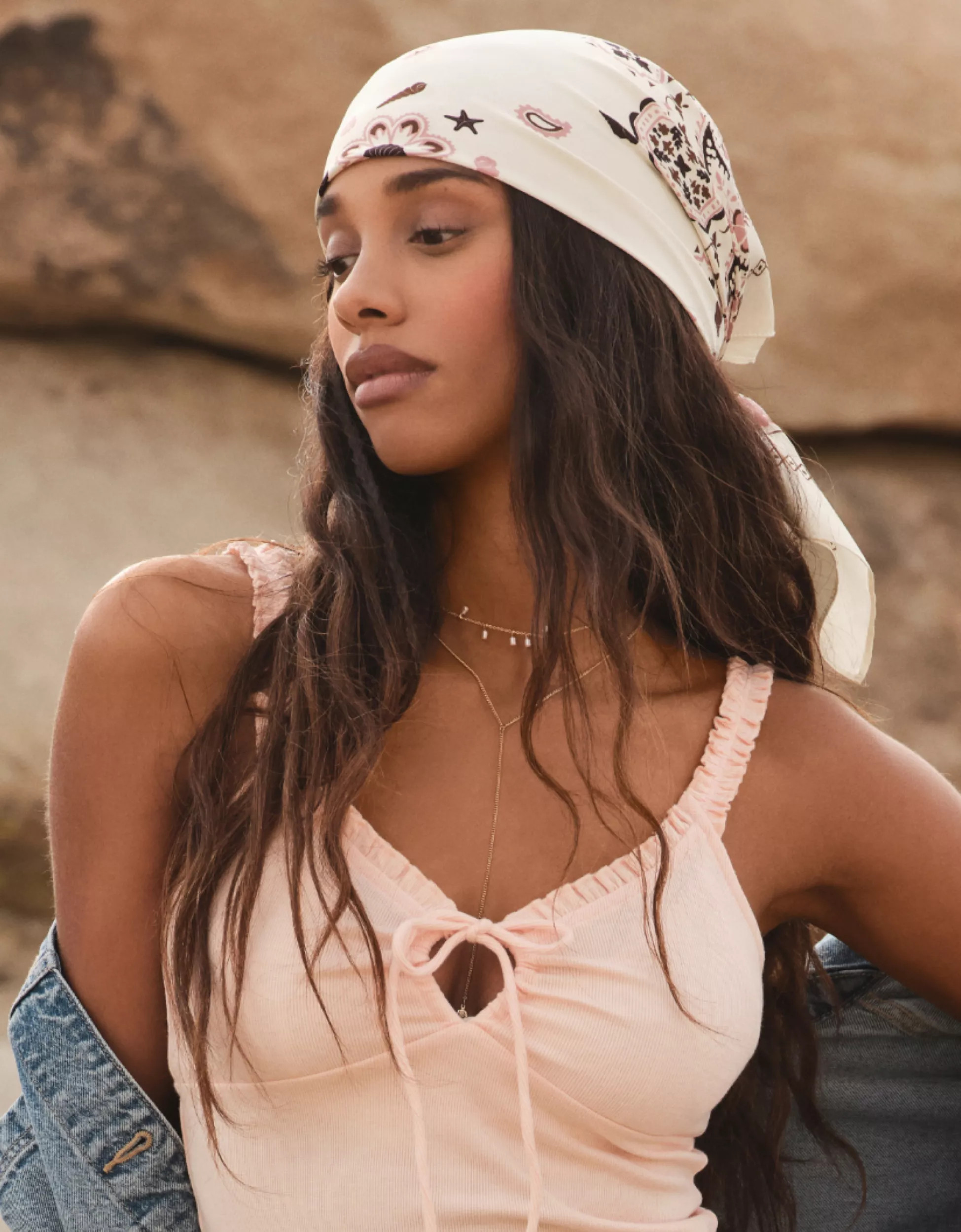 AE Shell Bandana Scarf | American Eagle Outfitters (US & CA)