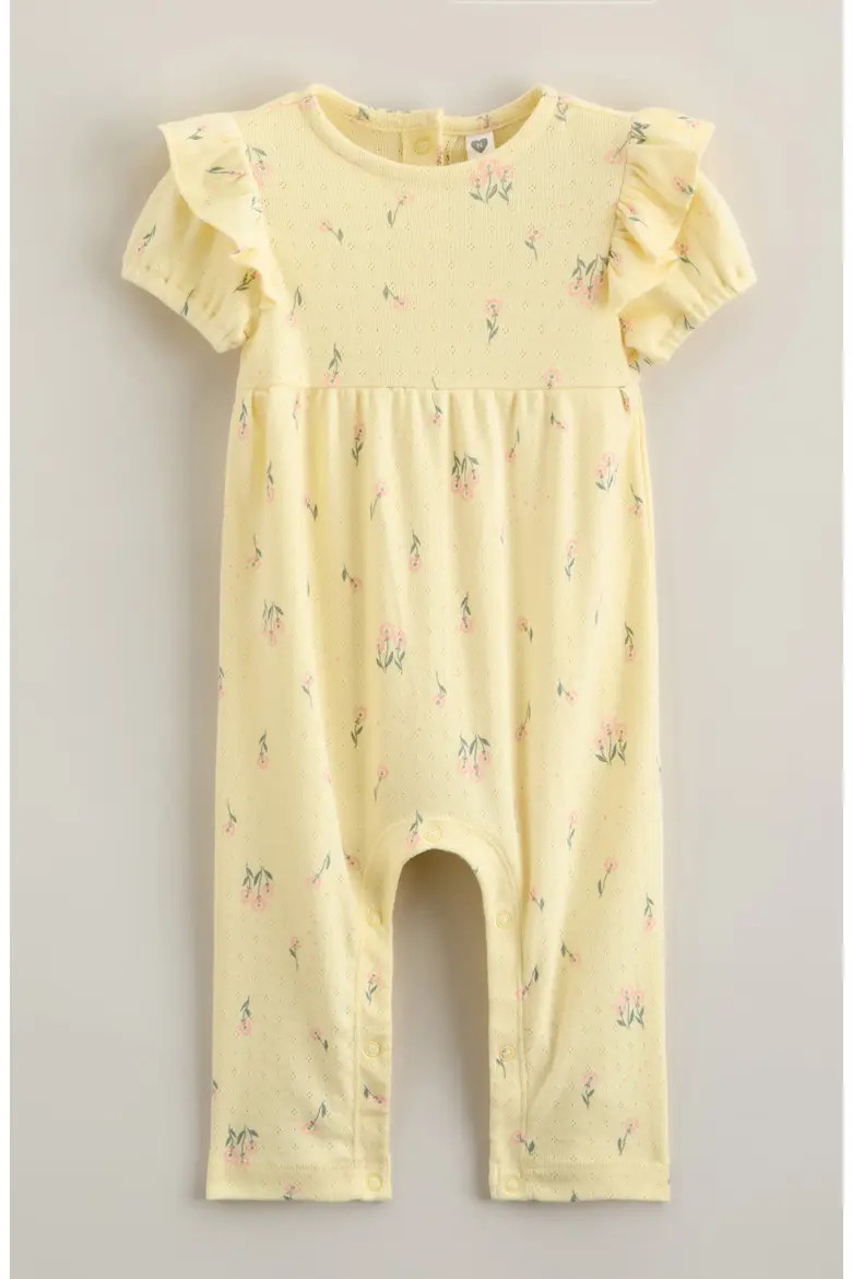 Floral Print Pointelle Romper (Women) | Nordstrom | Nordstrom