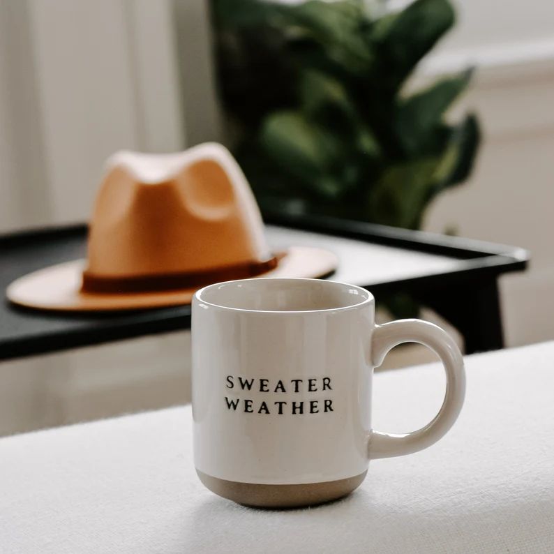Sweater Weather Coffee Mug  Fall Coffee Mug  PSL Mug  Fall | Etsy | Etsy (US)