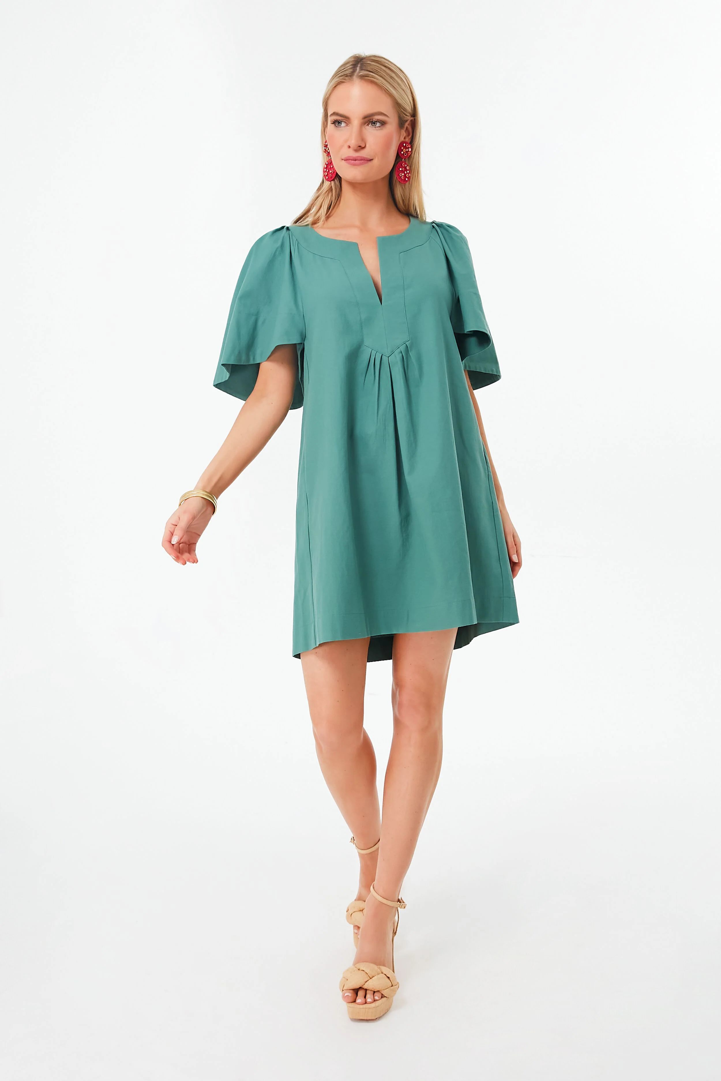 Celadon Finley Flutter Sleeve Dress | Tuckernuck (US)