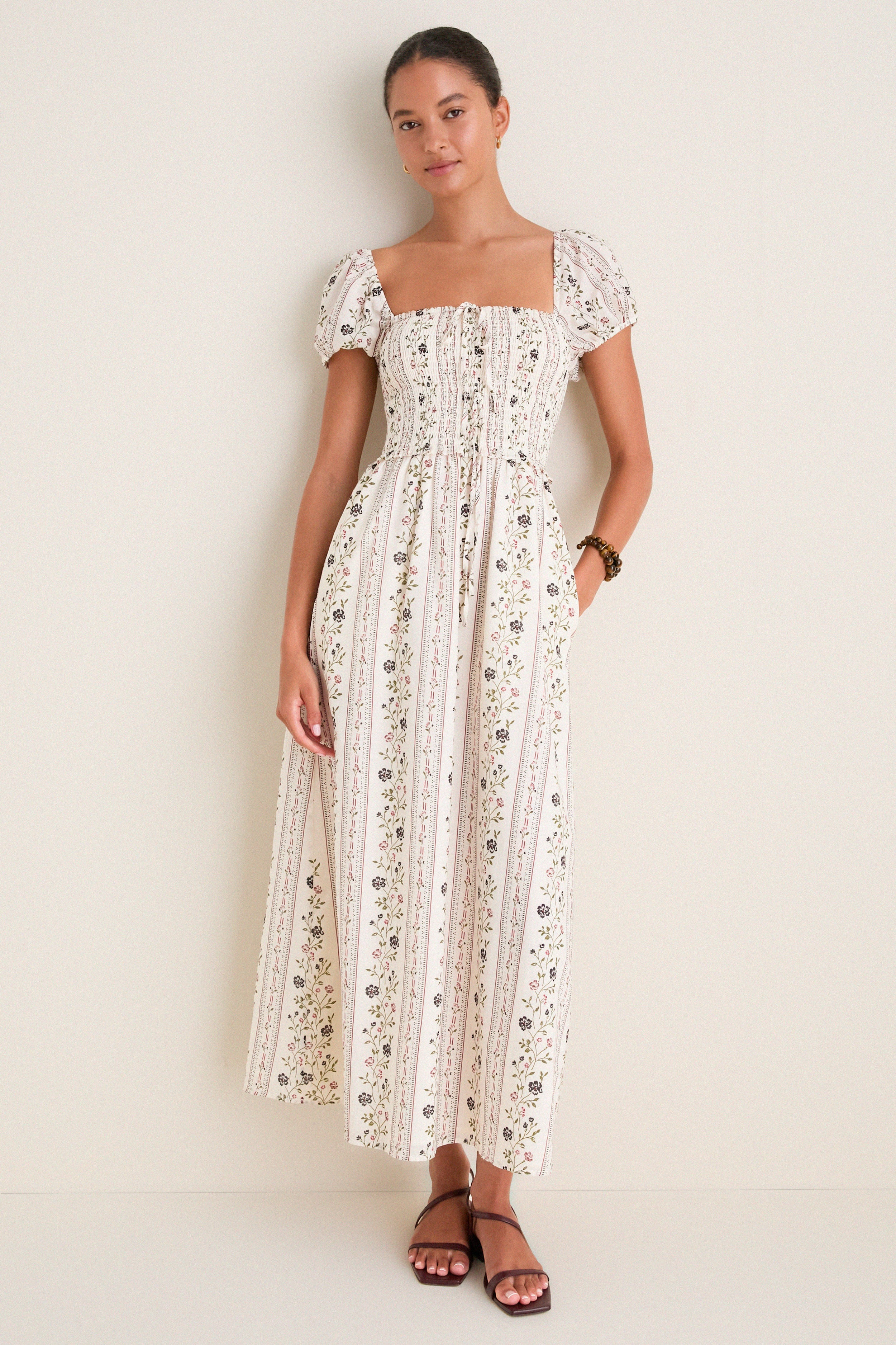 Thyme Floral Aster Nap Dress | Tuckernuck (US)